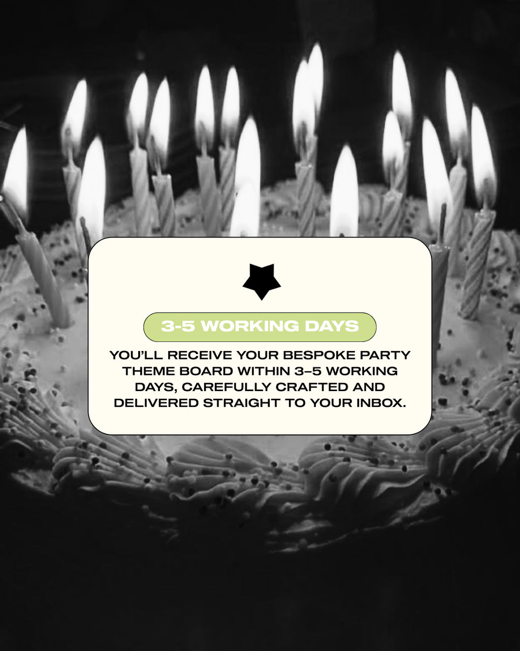 Custom Birthday Party Theme Board