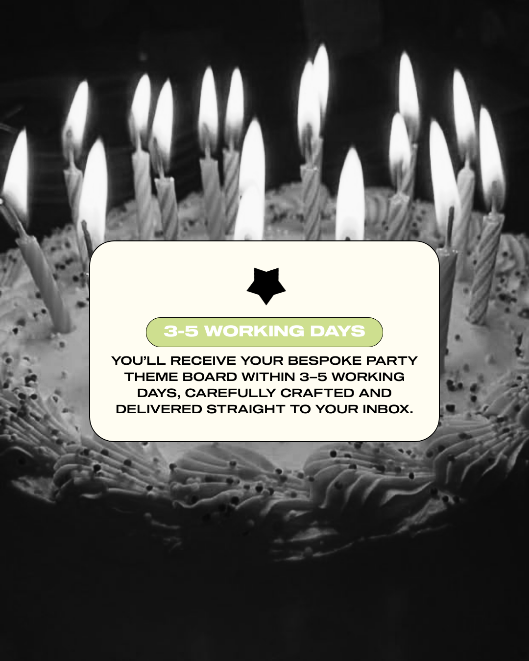 Custom Birthday Party Theme Board